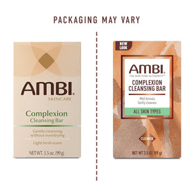 Ambi bar close-up showing smooth surface and formula texture for gentle cleansing