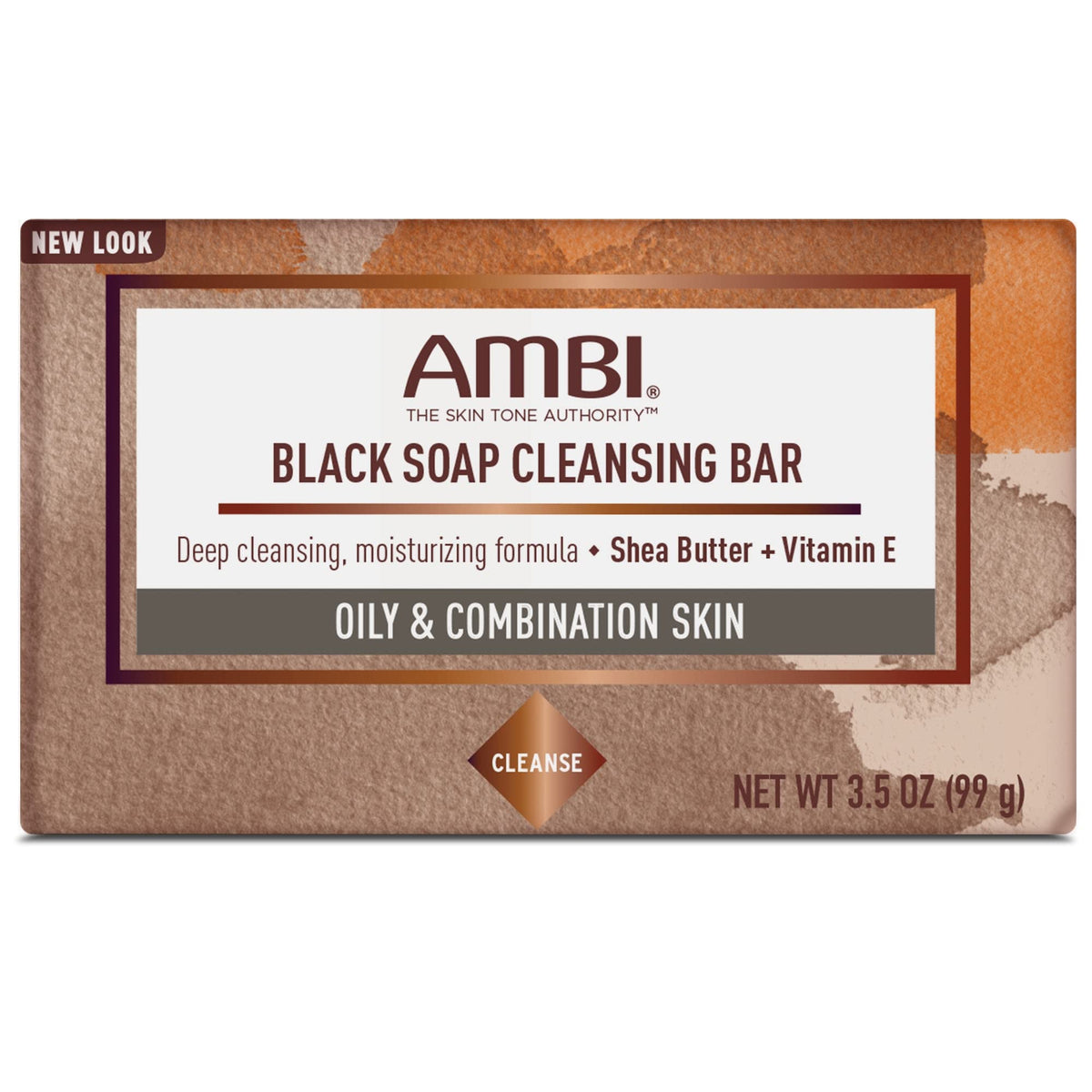 Ambi black soap bar close-up texture showing creamy lather and softness