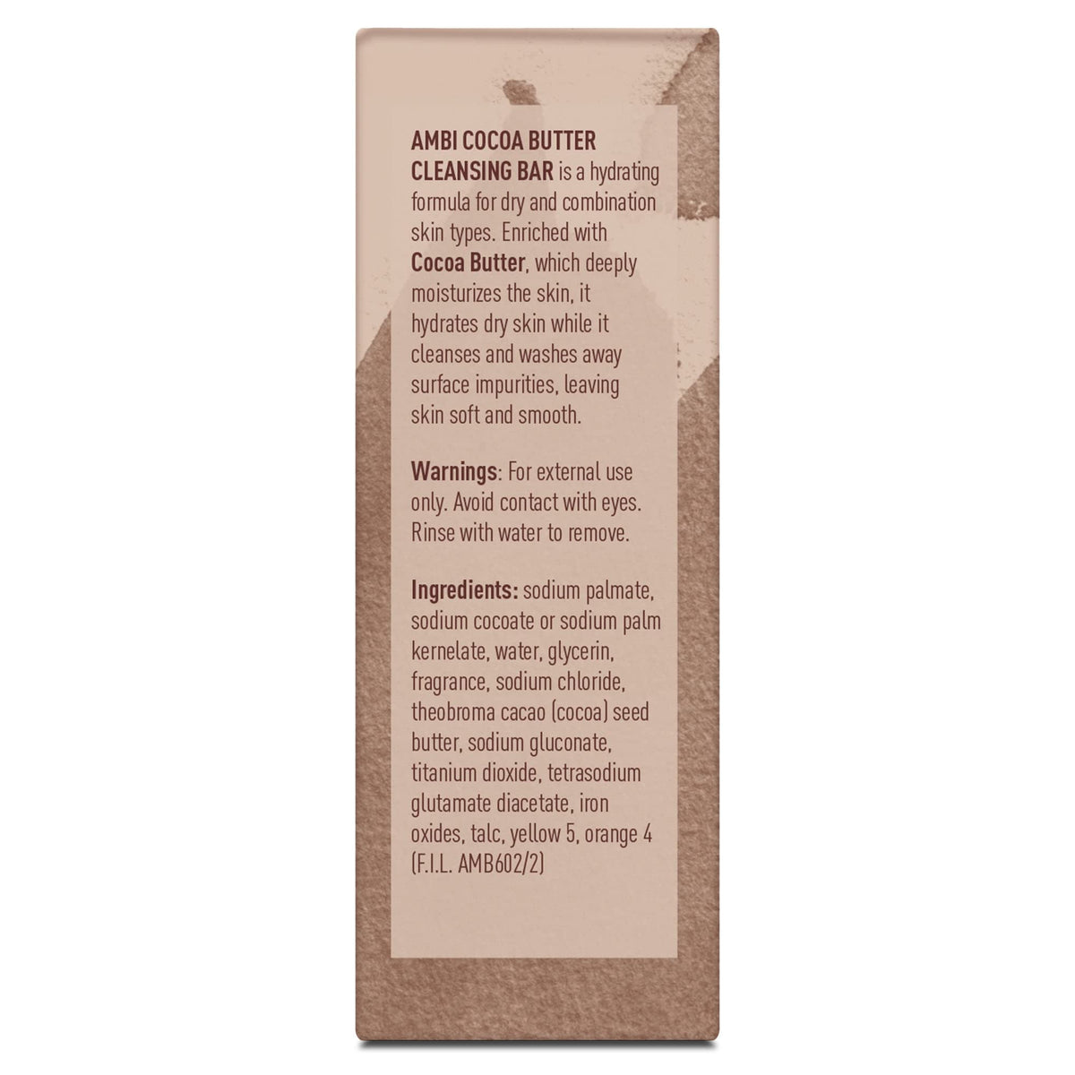 Ambi cleansing bar producing creamy lather to show gentle foam and effective cleansing action