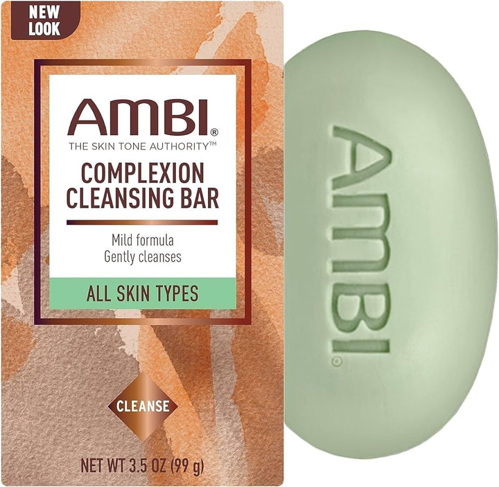 Ambi front packaging showing six cleansing bars and clear labeling for convenience
