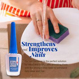 Amen Beauty product on vanity showing salon-level results benefit