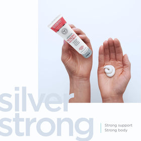 American Biotech Labs lotion on hand demonstrating smooth application