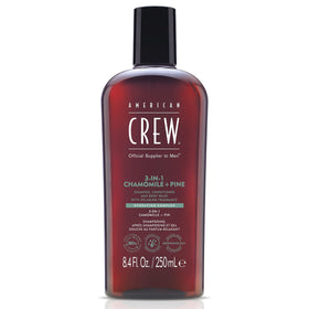 AMERICAN CREW front packaging showing 3-in-1 grooming convenience