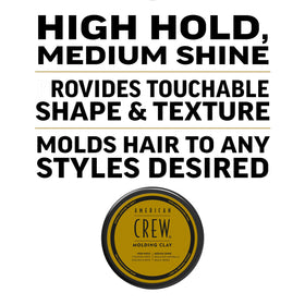 American Crew applied to towel-dried hair during styling illustrating workable hold benefit