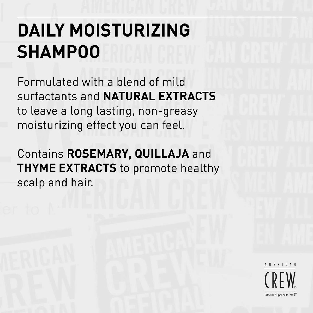 American Crew bottle on bathroom shelf showing organized grooming routine