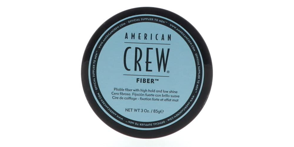 American Crew Classic Fiber front jar showing product branding and size benefit