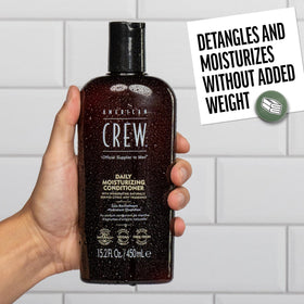 American Crew cream texture close-up showing lightweight hydration benefit