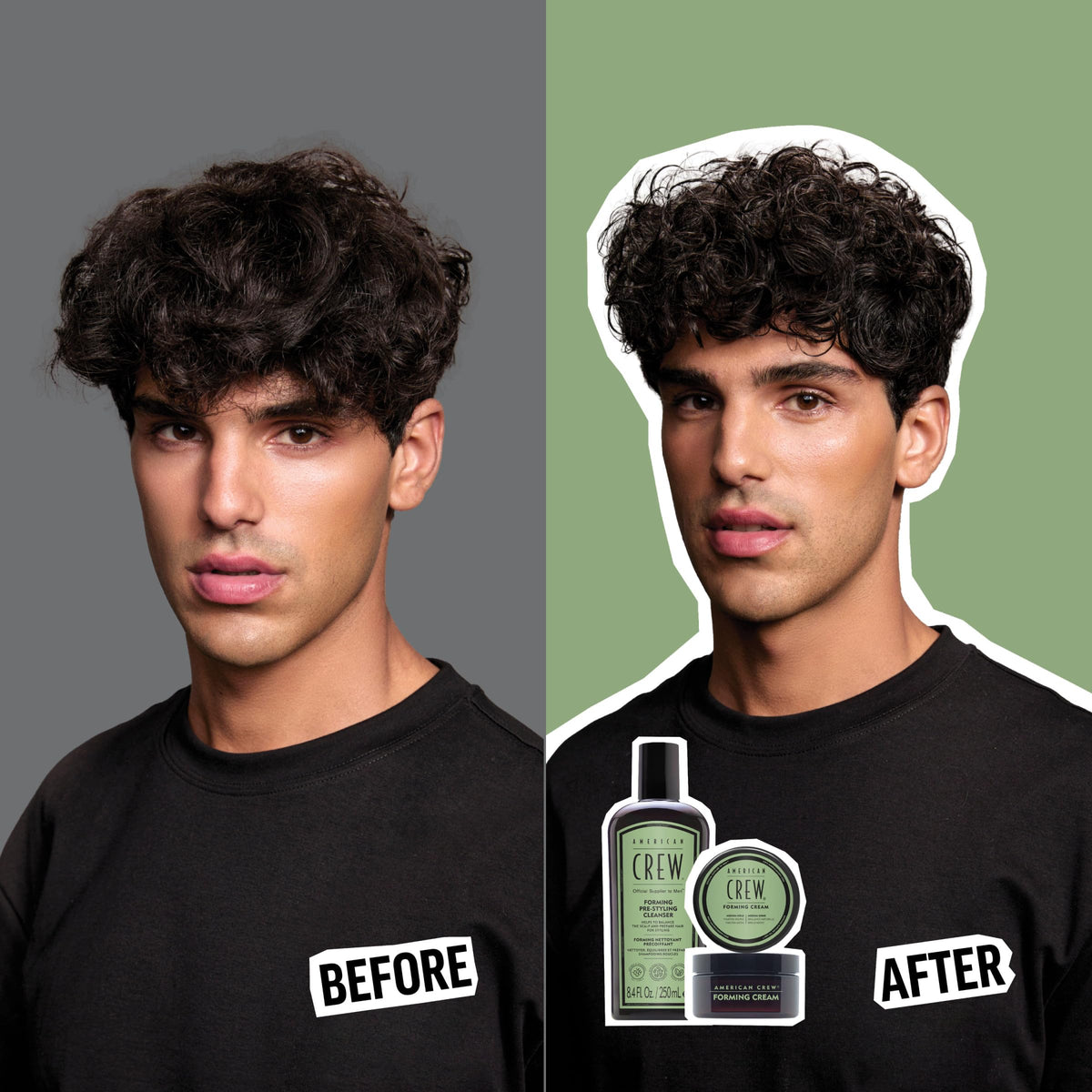 American Crew cream lather texture demonstrating gentle cleansing and hydration