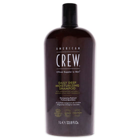 American Crew bottle front view showing brand and product benefit moisturizing
