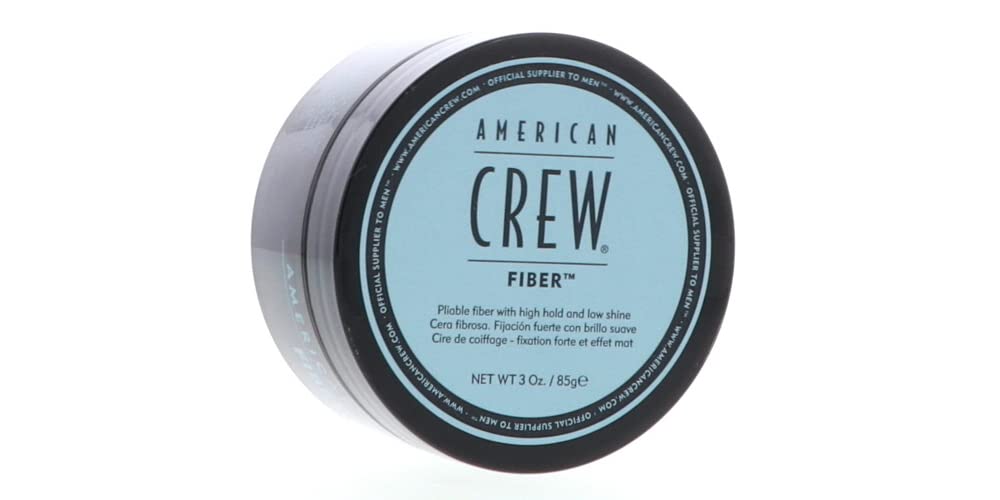 American Crew Classic Fiber open jar showing matte paste texture for easy application