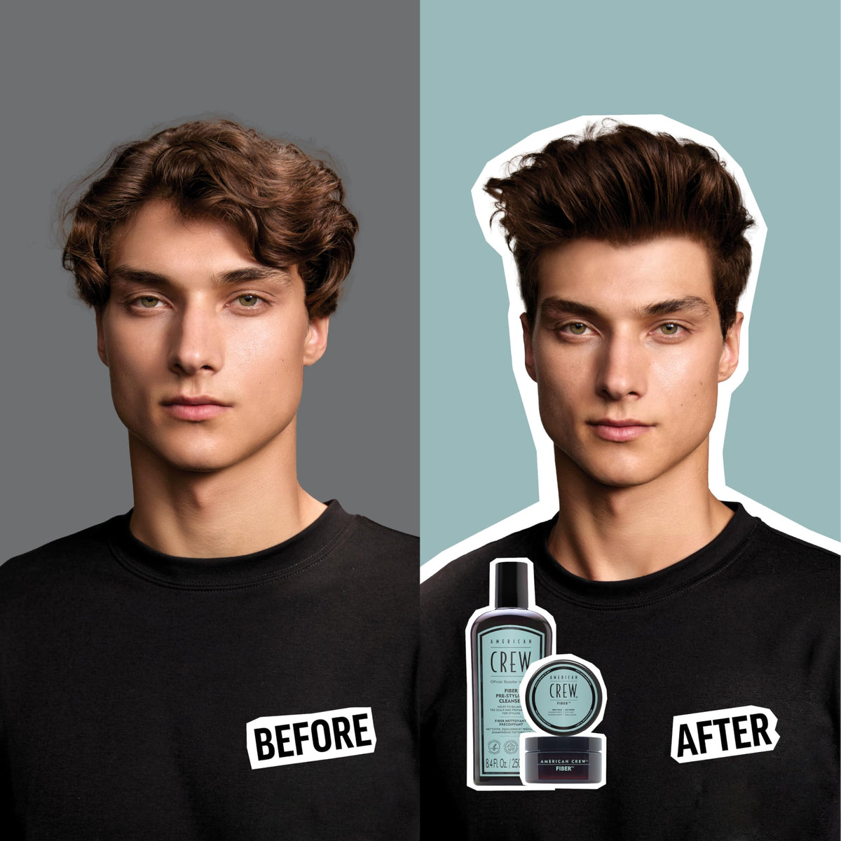 AMERICAN CREW close-up of shampoo lather texture highlighting gentle cleanse