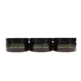 American Crew forming cream in use styling hands applying cream for pliable hold