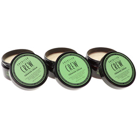 American Crew forming cream texture closeup displays creamy consistency and spreadability