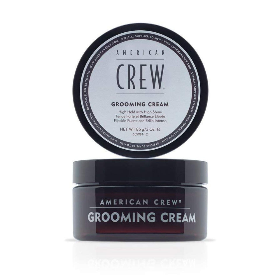 American Crew grooming cream front view showing packaging and clear product benefit