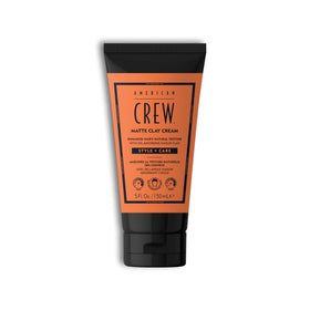 AMERICAN CREW front packaging showing matte clay cream and benefits