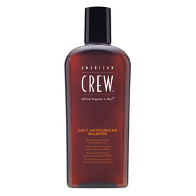 American Crew front bottle view showing label and size, highlights easy identification