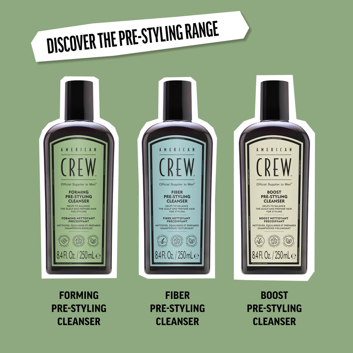 American Crew styled curly hair lifestyle shot showing defined curls and natural shine