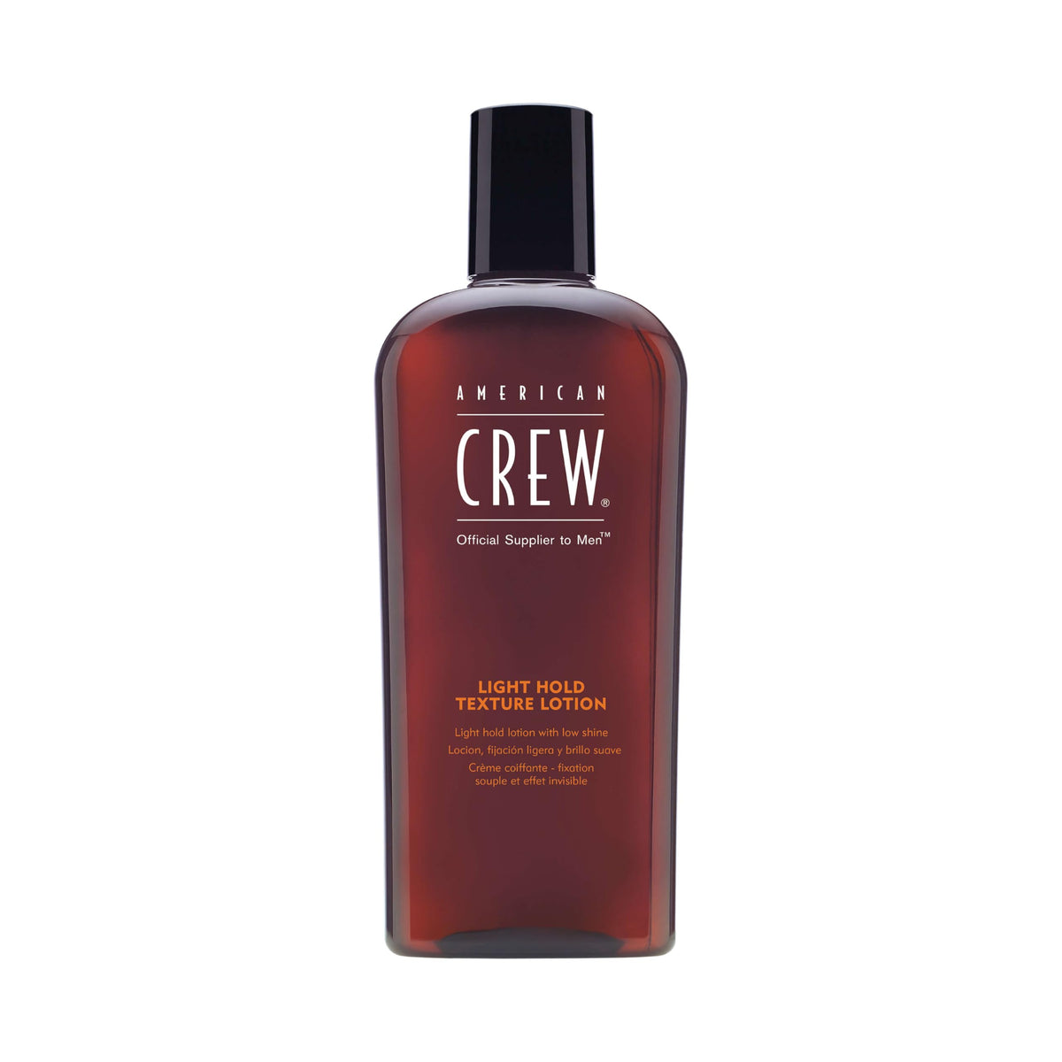 American Crew front packaging showing product and branding benefits