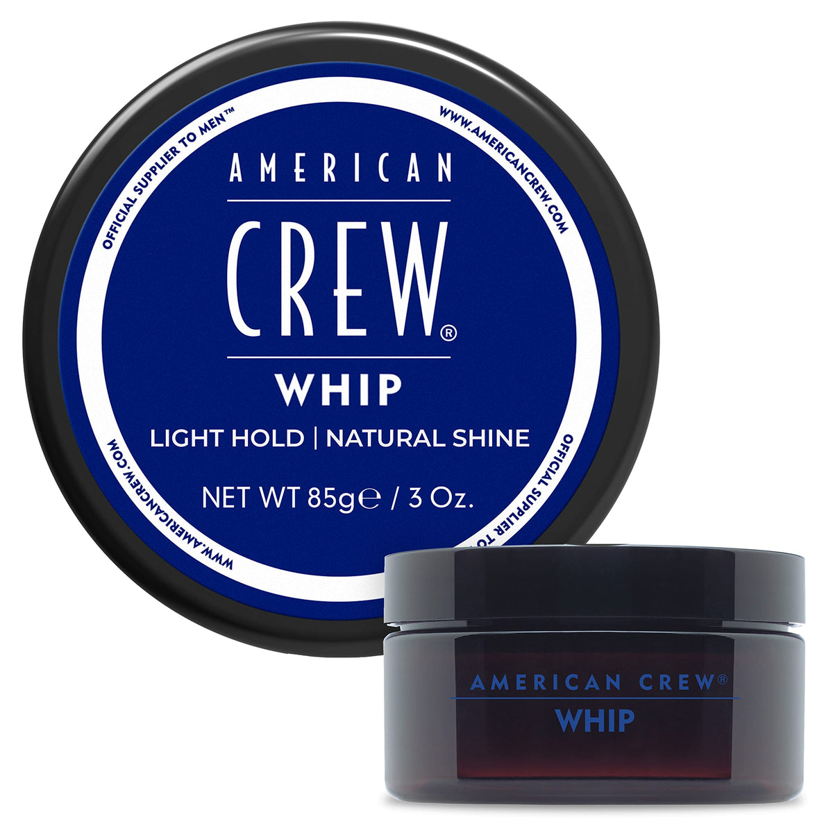 AMERICAN CREW front jar view showing branding and 3 oz size benefit