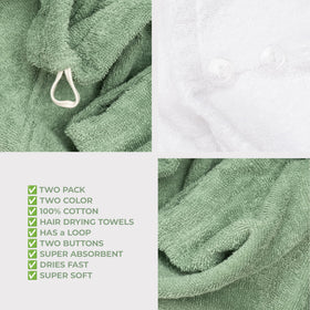 American Soft Linen towel in hand to show 26x10 inch size and compact portability