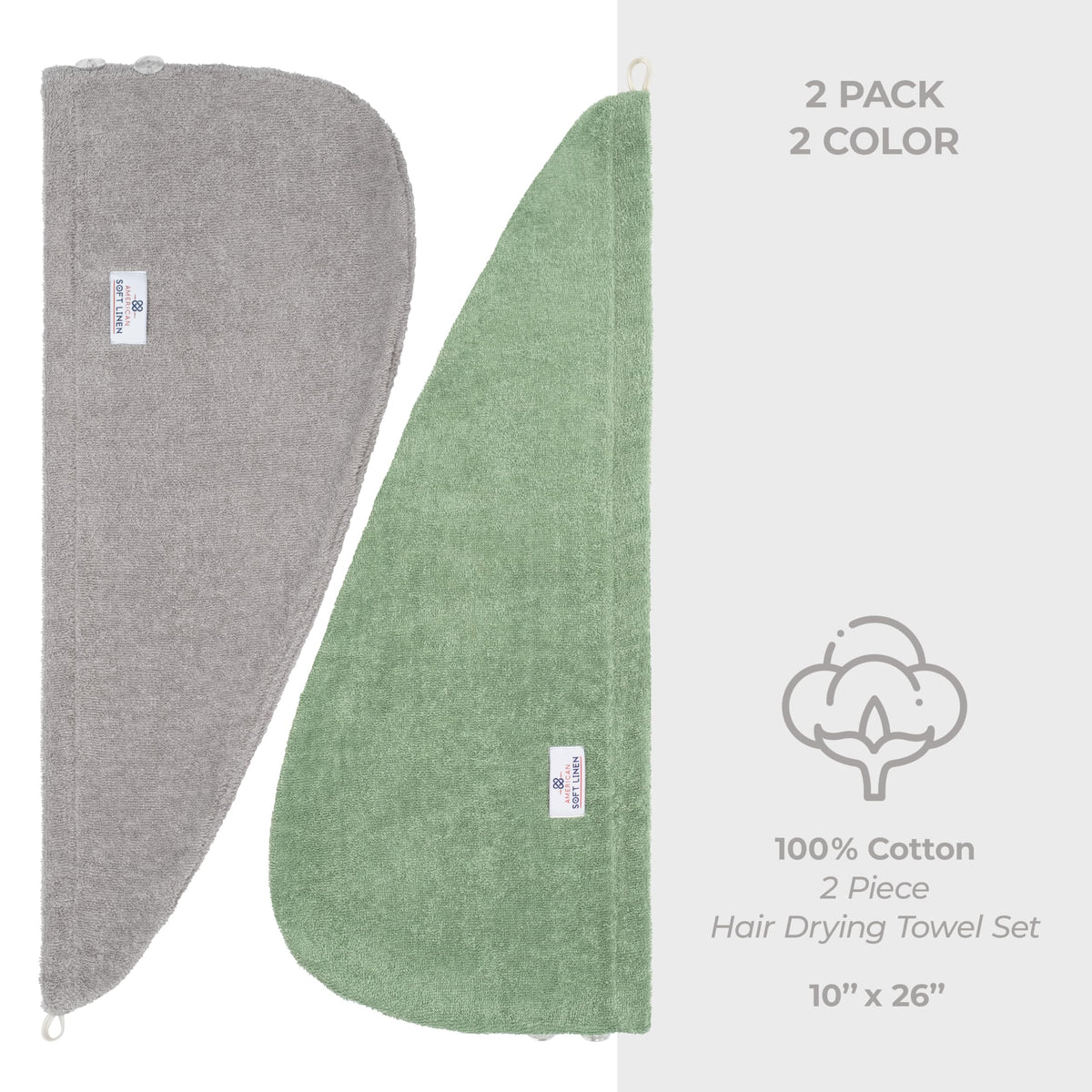 American Soft Linen towel beside ruler showing 26 by 10 inch size for fit and coverage