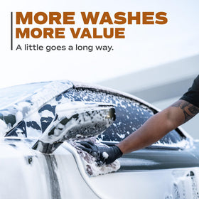 Americana Global foam cannon producing thick suds that lift dirt