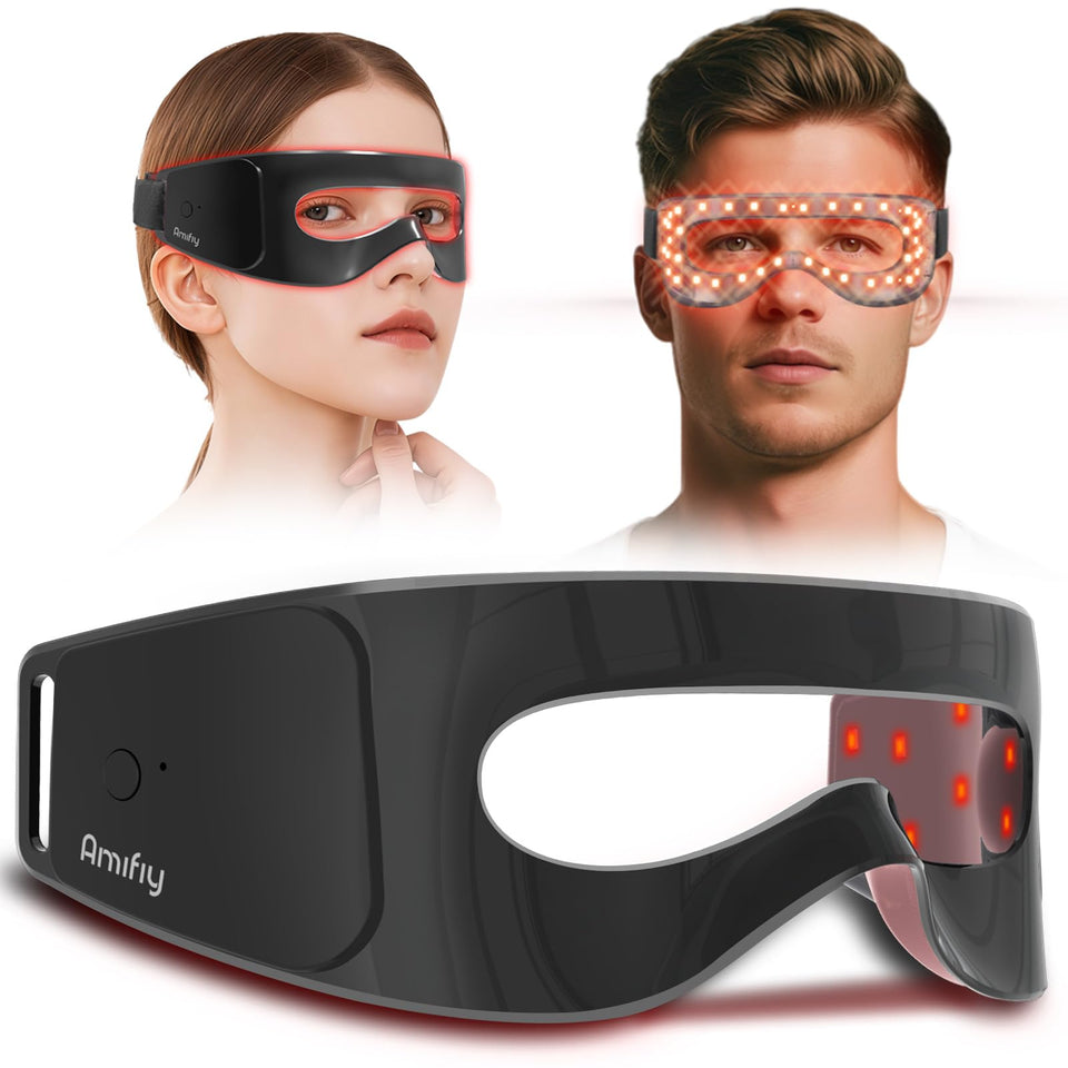 Amifiy front packaging view showing eye mask and benefits