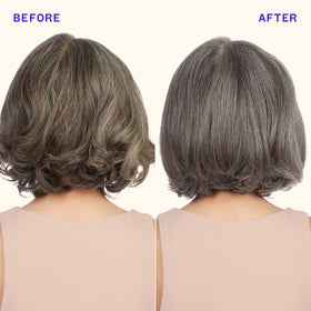amika shampoo being applied in shower demonstrating cleansing and toning benefit
