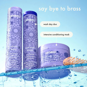amika shampoo paired with conditioner showing system approach for stronger hair benefit