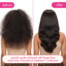 amika conditioner pouring onto wet hair for detangling and softness