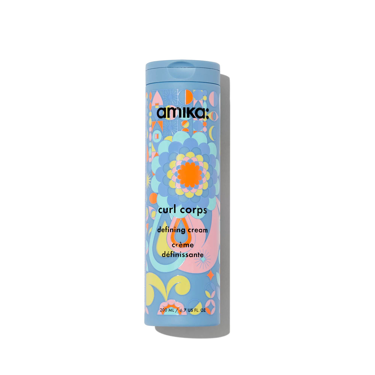 amika Curl Corps front packaging showing tube and branding, clear product identity