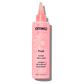 amika front packaging showing product and glossy result