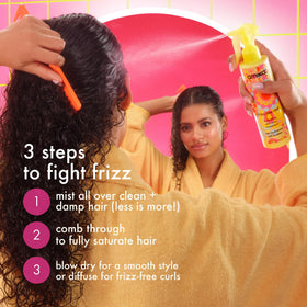 amika diffused curly hair result highlighting defined, hydrated curls without frizz