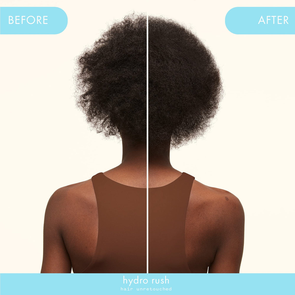 Amika shampoo by sink in relaxed bathroom setting conveying daily routine hydration benefit