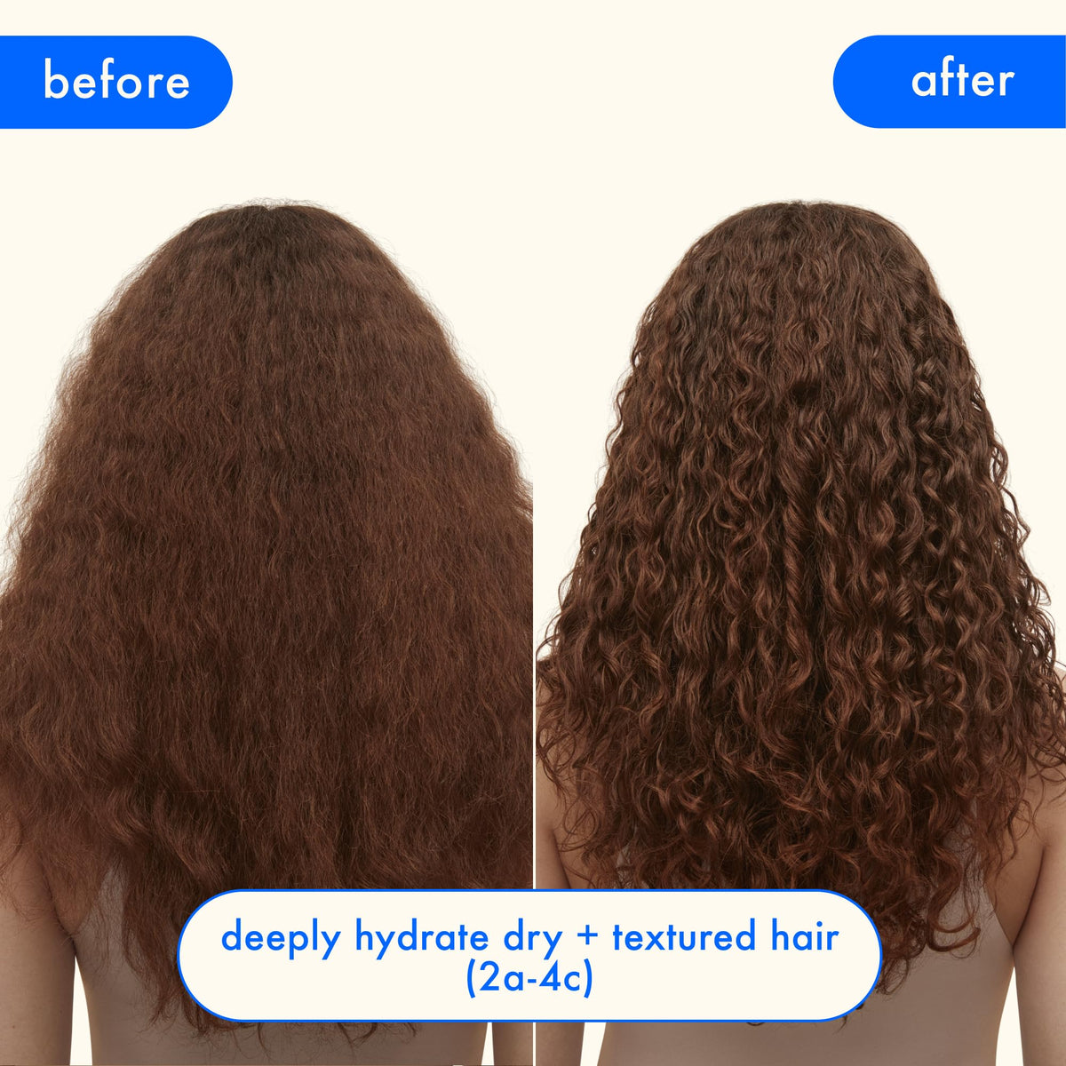 amika hydro rush cream texture closeup revealing rich conditioner slip for detangling benefit
