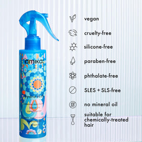 amika bottle inside travel pouch showing convenience for trips