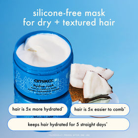 amika open jar whipped mask texture showing creamy hyaluronic hydration