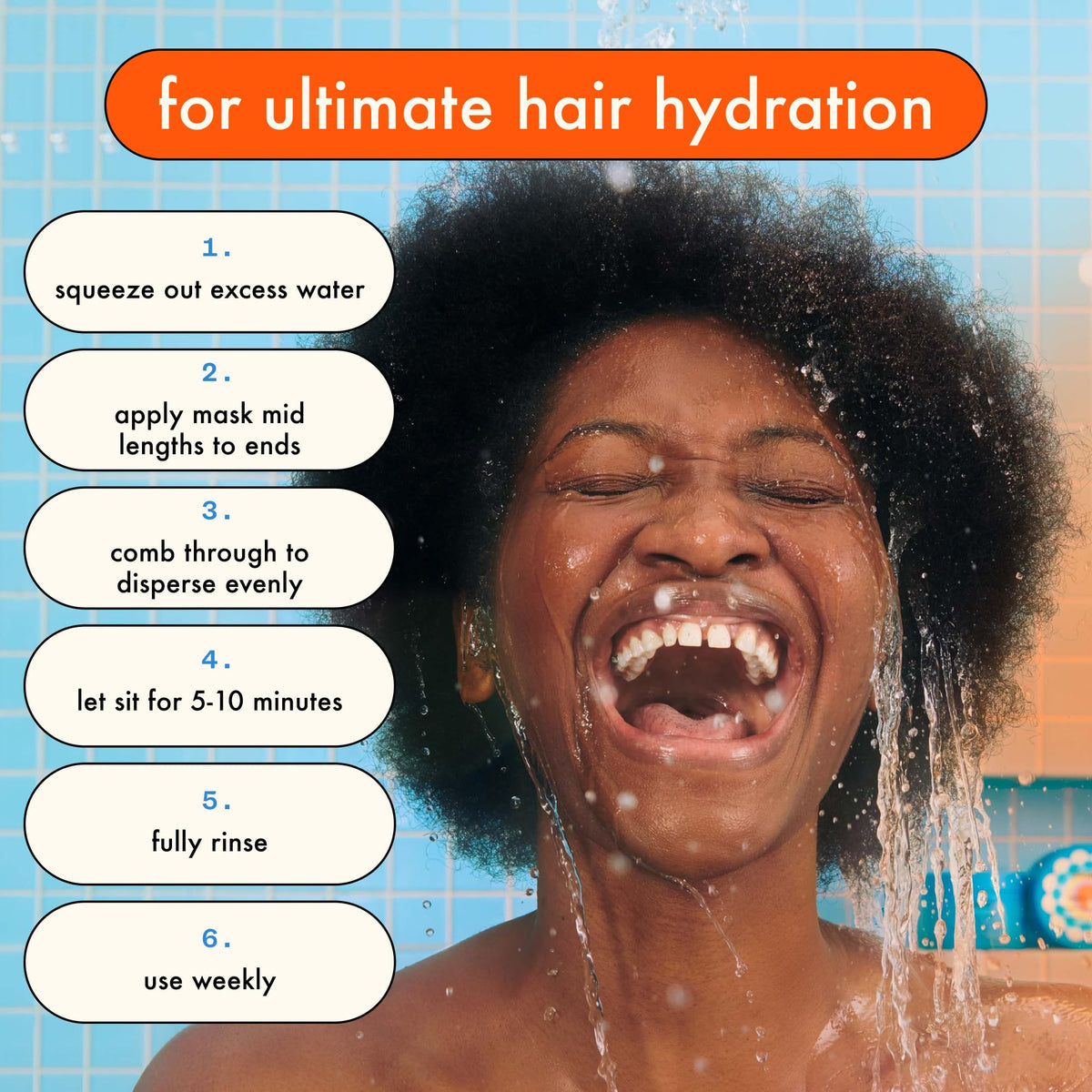 Amika mask used in a salon setting demonstrating professional conditioning benefits