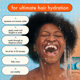 Amika mask used in a salon setting demonstrating professional conditioning benefits