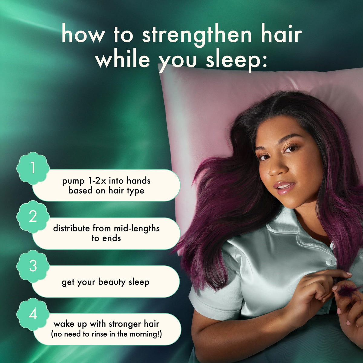 Amika held in hand showing size and travel-friendly benefit