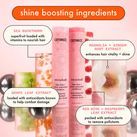 amika in-shower application on wet hair for pollution buildup removal