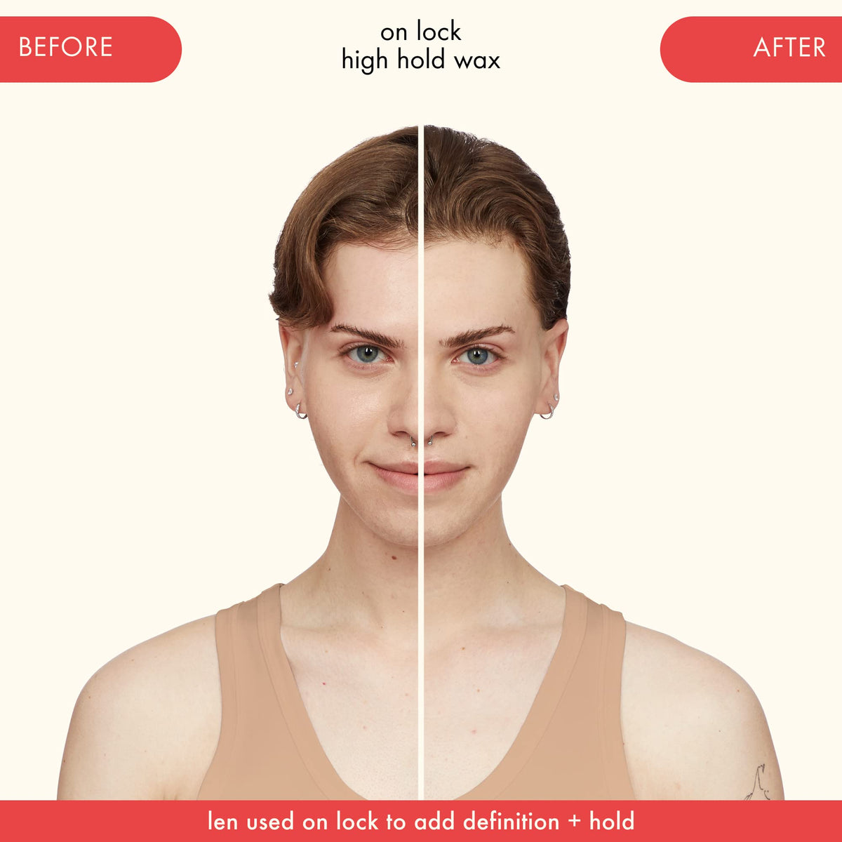 amika applied to short hair creating defined, touchable style