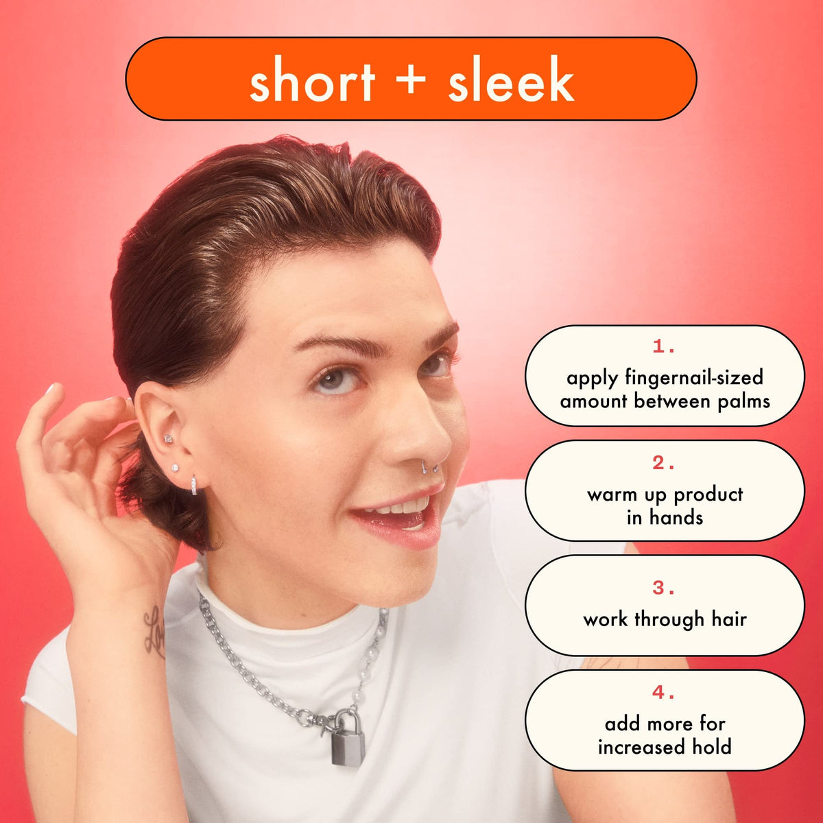amika used on braid to control flyaways and keep sections neat