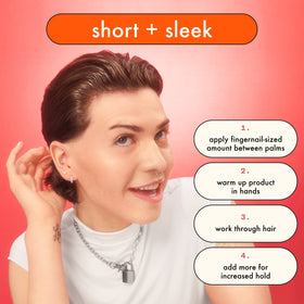 amika used on braid to control flyaways and keep sections neat