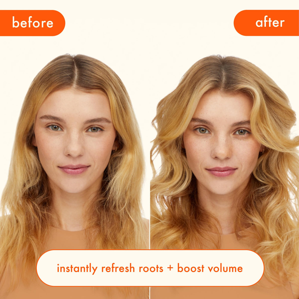 amika application at roots demonstrating lift and refreshed scalp between washes