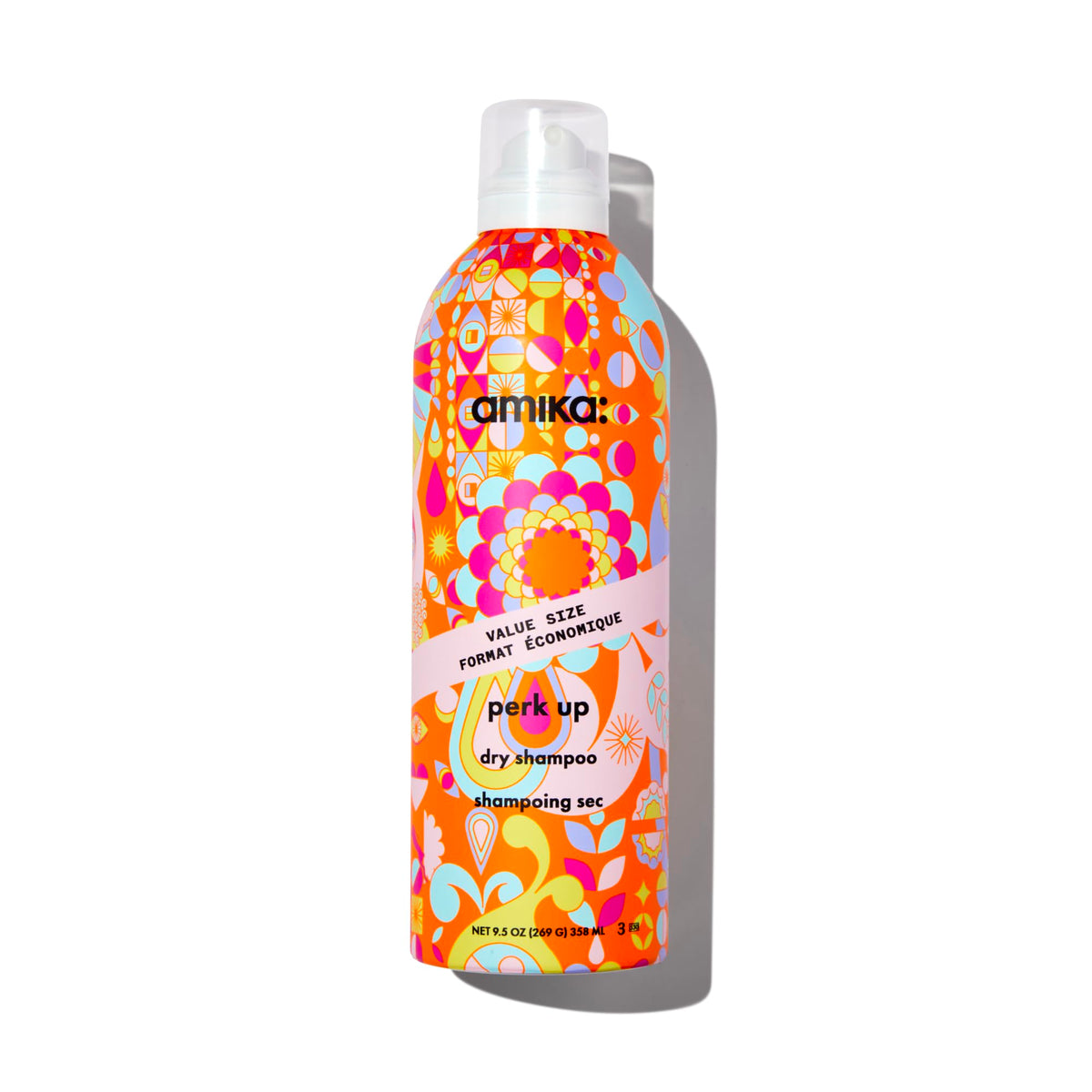 amika bottle front packaging showing product name and size for easy identification