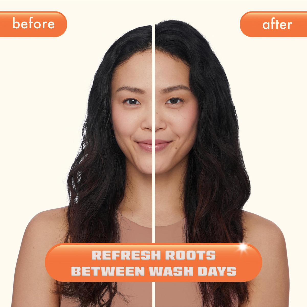 Amika Perk Up original close-up spray nozzle and texture for lightweight lift