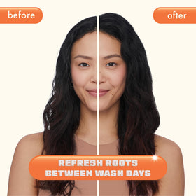 Amika Perk Up original close-up spray nozzle and texture for lightweight lift