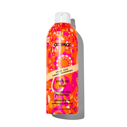 Amika perk up plus front packaging showing clean design and size benefit