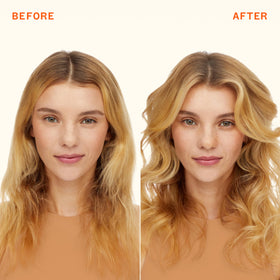 amika roots before and after illustrating volume boost benefit
